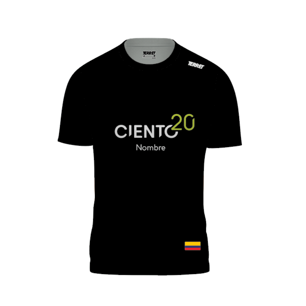 Camiseta Negra-Verde