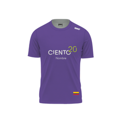 Camiseta Morado-Verde