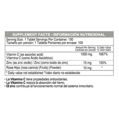 VITAMIN C 1000MG W ZINC